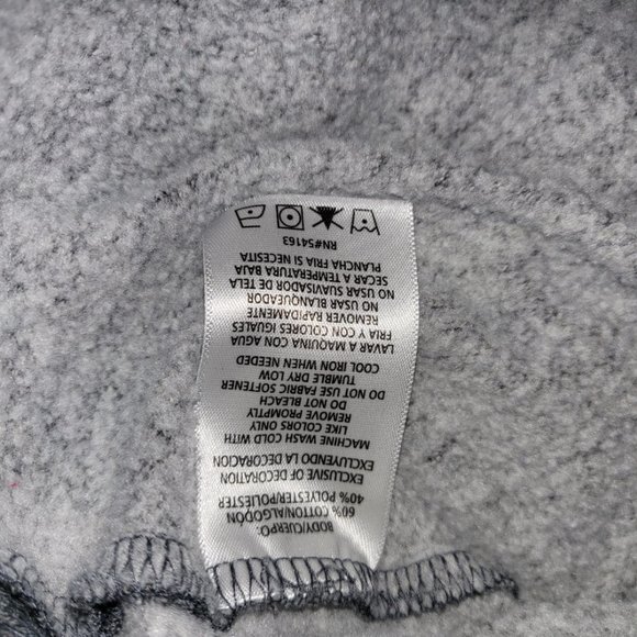 Large women's calvin klein gray sweatshirt cowl neck - Picture 3 of 4